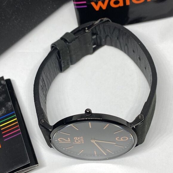 Ice Watch CHLBCOT.41.N.15 Men's Black Leather Analog Dial Quartz Watch BW157 - Picture 9 of 12